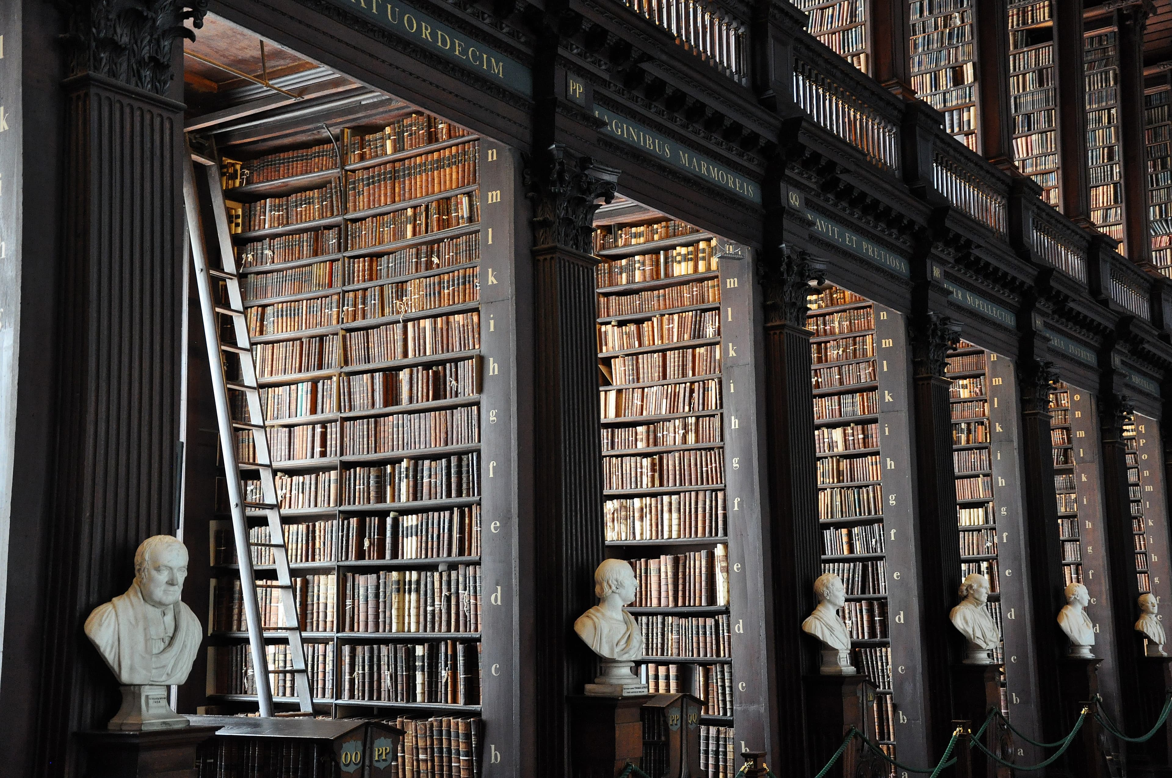 Historic library stacks representing University of California application support